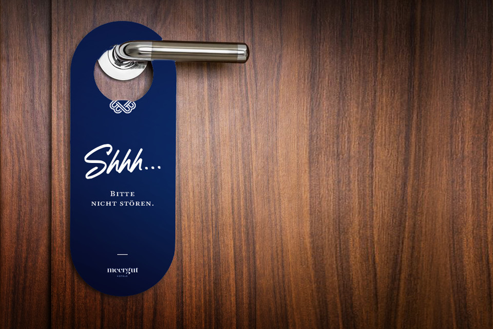 meergut HOTELS Türgriffanhänger